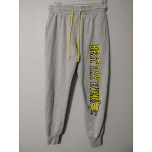 Women's Nickelodeon Spongebob Grey & Yellow Joggers XS